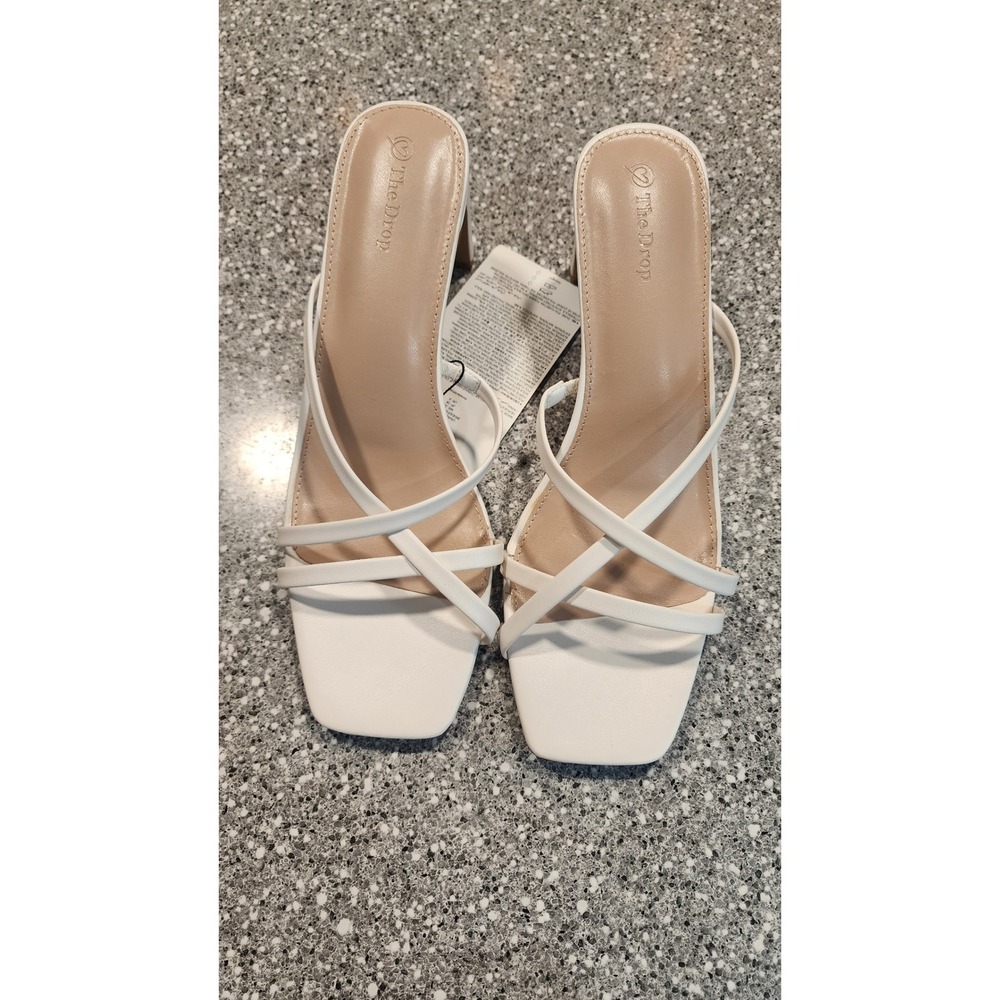 The Drop Avery Sandal Women Size 11 White New With Tags
